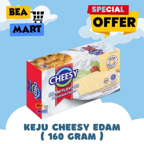

Cheesy Edam Flavour 160gr | Keju Rasa Edam Processed Cheese 160 gr gram