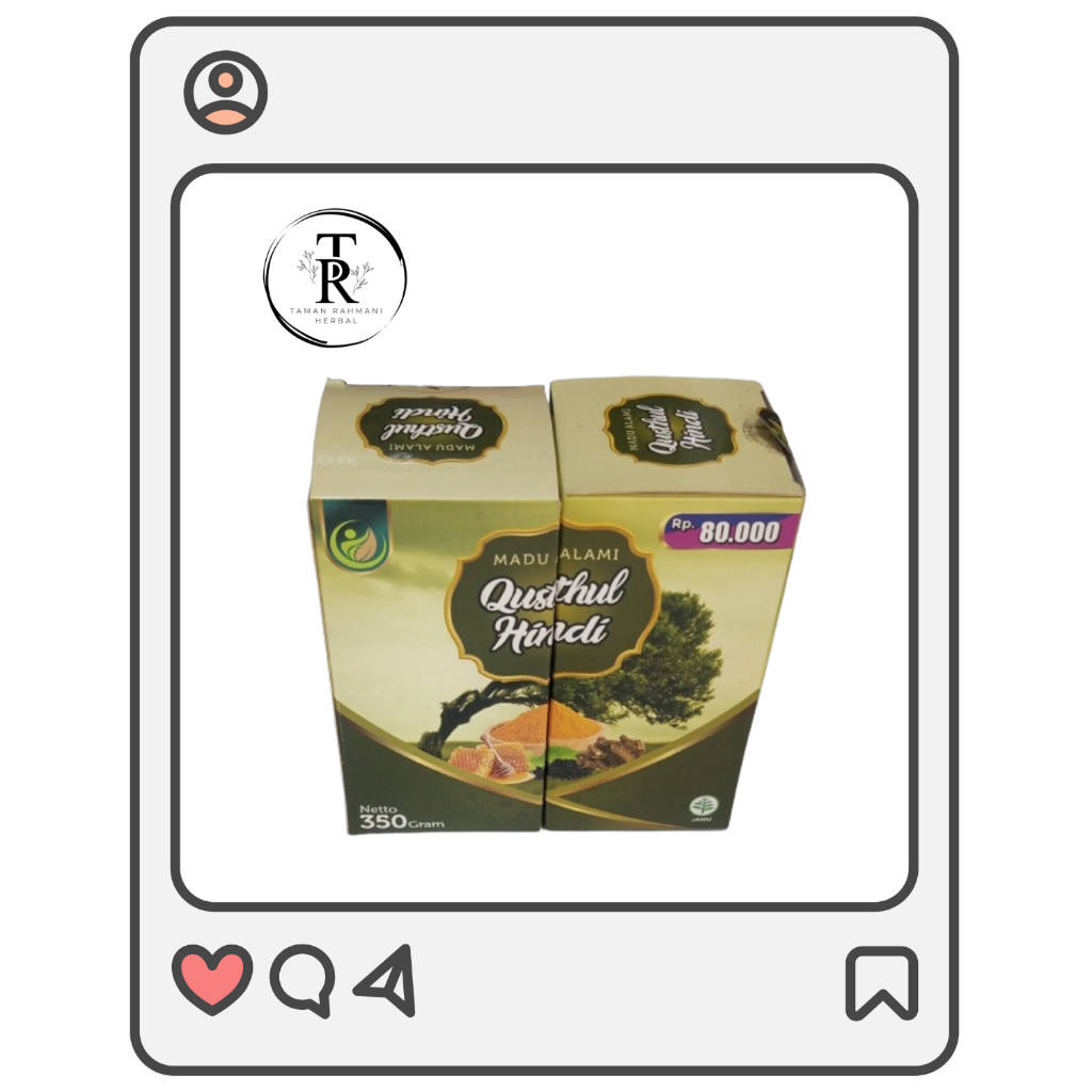 

Madu Alami QUSTHUL HINDI ASLI plus habbatussauda 6in1 350gram