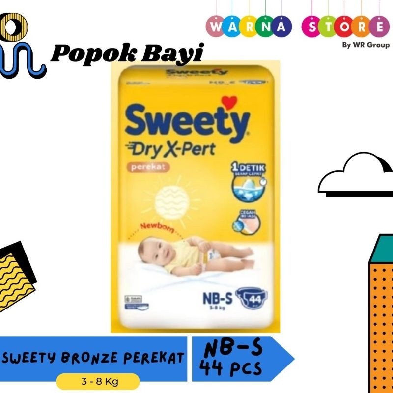 WARNA Sweety Bronze Perekat NBS 44 / Sweety Bronze NBS44  / Sweety Bronze NBS 44 / Popok Celana Bayi