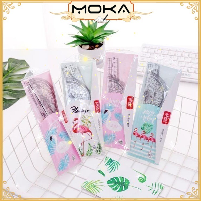 

MOKA PENGGARIS PLASTIK 1 SET 4 MODEL / RULER 1SET MKA29