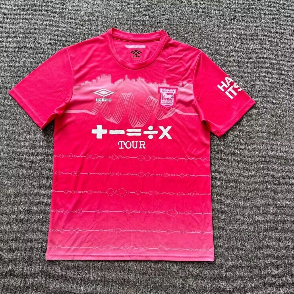24-25 Musim Baru Ipswich Town Jersey Kaos Sepak Bola Lengan Pendek Ipswich Town F C Penggemar Kedua