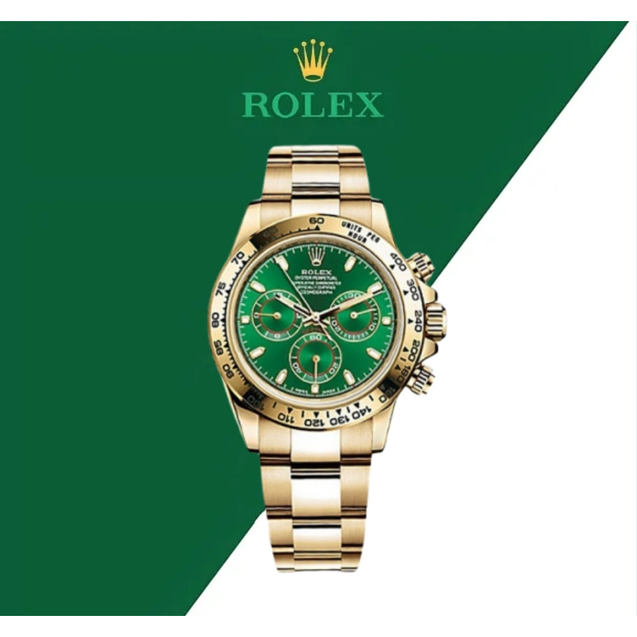 Rolex【Daytona】100% Original RΟLΕΧ Daytona Watch Jam Tangan RΟLΕΧ Pria M116508-0013 40mm Ready Stock 
