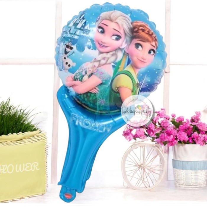 Balon Foil Pentungan Frozen / Balon Tongkat  Karakter Frozen