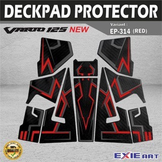 DECKPAD VARIO 125 NEW 2023 - TANKPAD VARIO 125 - AKSESORIS VARIO 125 - RED