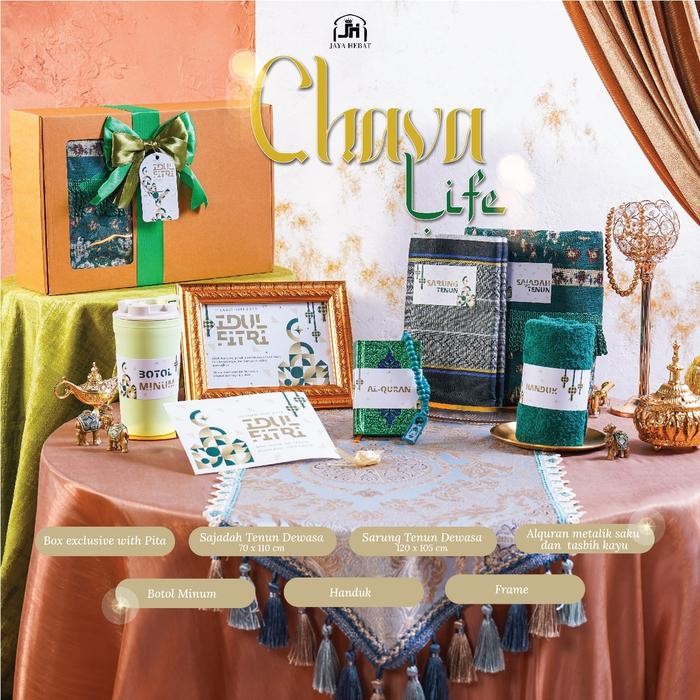 

PAKET HAMPERS KADO GIFT IDUL FITRI LEBARAN MUSLIM - Chava Green Terlaris