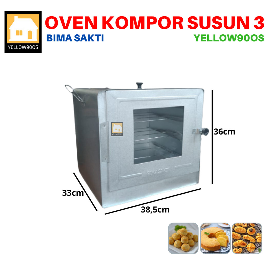 Oven Tangkring Kompor Kue Bima Sakti susun 3