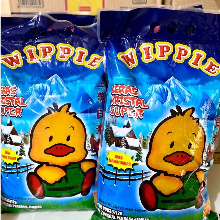 

Beras Wippie Dan Beras Lingkar Jati Premium Kemasan 3kg