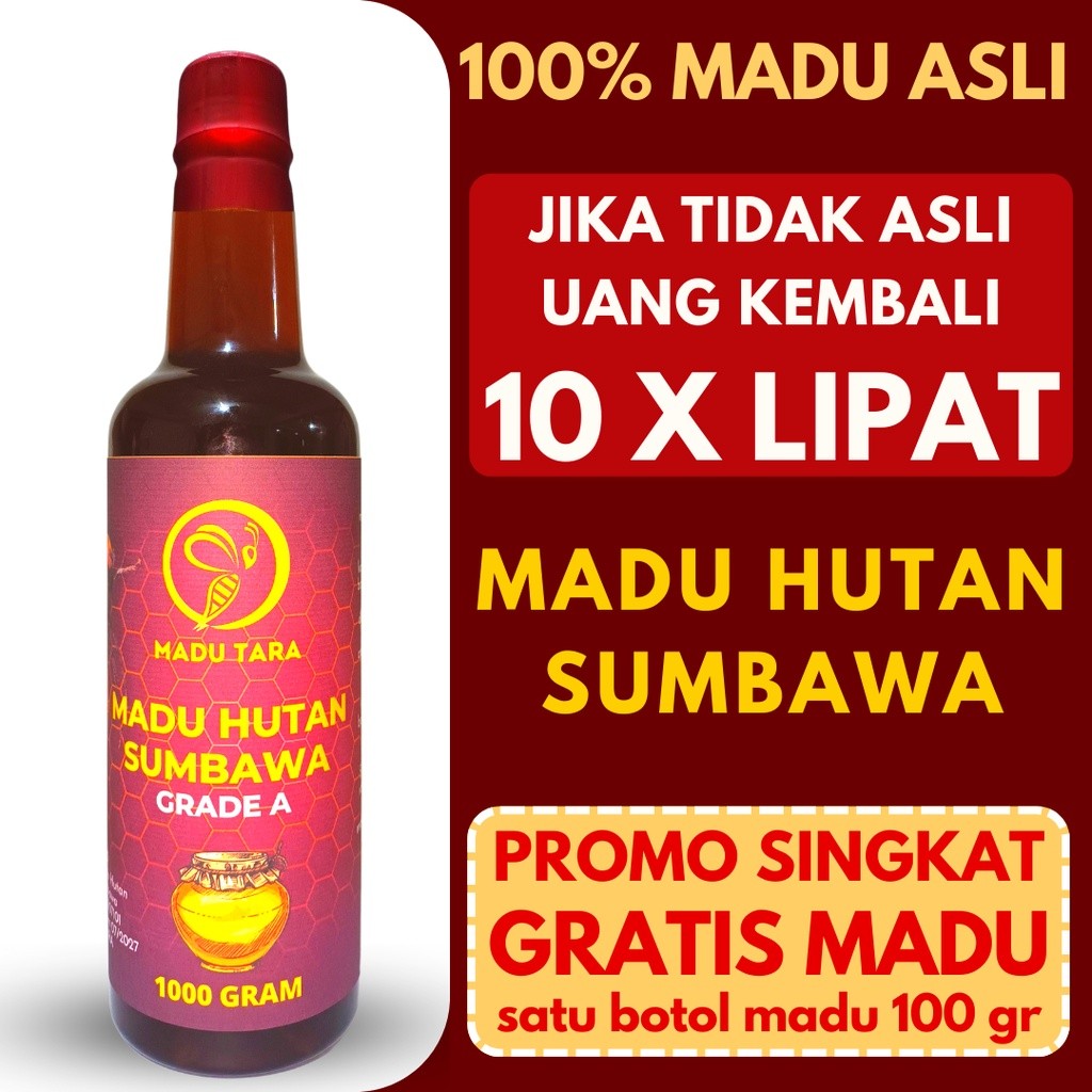

MADU HUTAN SUMBAWA MADU ASLI MADU MENTAH MURNI RAW HONEY MADU TARA