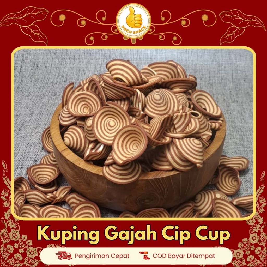 

Yogu Snack Kuping Gajah Mini Cemilan Kiloan kemasan 250gr 500gr Enak Tipis Renyah Manis Gurih