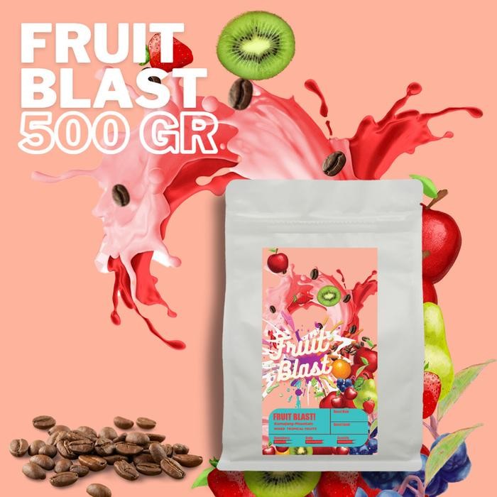 

KOPI ARABIKA FRUIT BLAST ROASTED BEAN COFFEE - 500 GRAM - super fine
