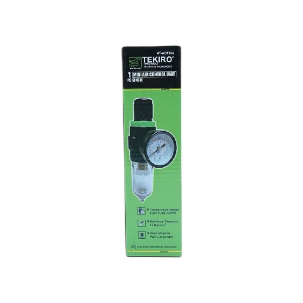 TEKIRO SARINGAN UDARA MINI KOMPRESOR 1/4'' MINI AIR CONTROL UNIT 1 TABUNG 2 TABUNG
