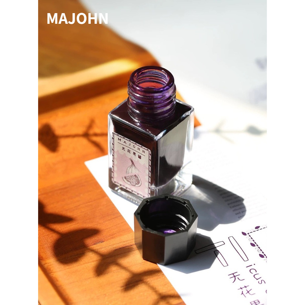 

MAJOHN 18/50ml Various Color Fountain Pen Ink Cartridge Refill Glass Bottled Fountain Pen Ink Stationery Office School Supplies