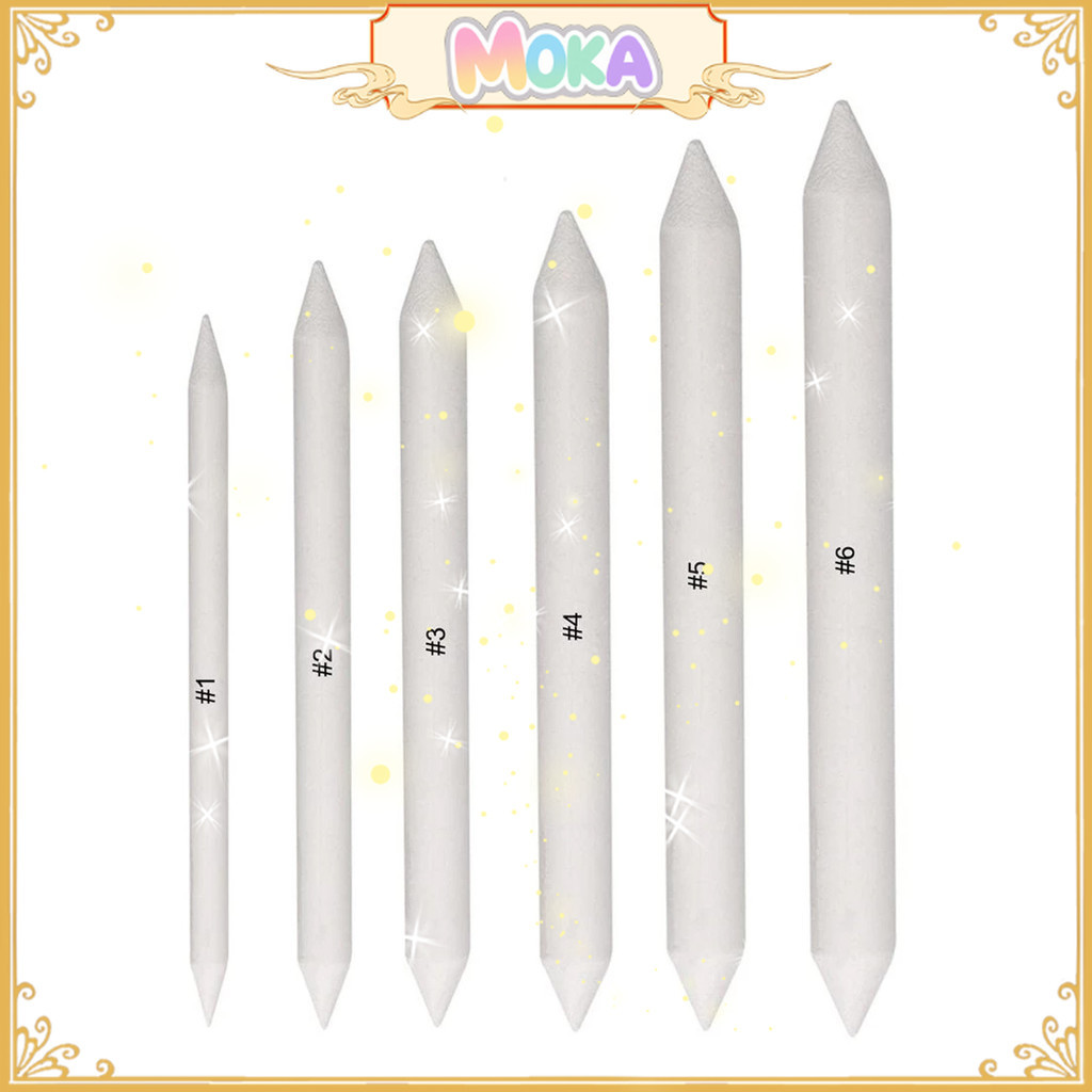 

MOKA 1 Set Isi 3 Dan 6 Pcs Paper Stump Untuk Blending Hasil Lukisan / Gambar Agar Lebih Halus MKP120