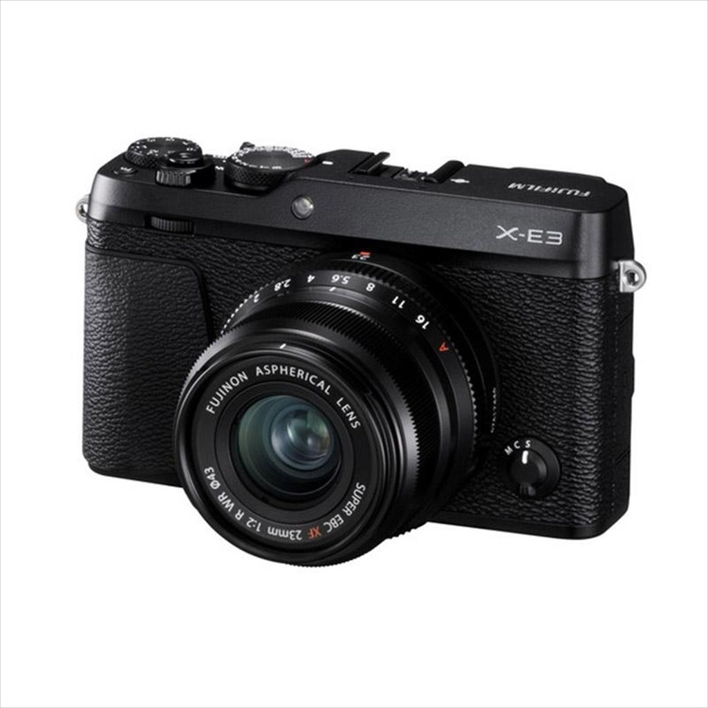 Fujifilm X-E3 Kamera Mirrorless 23 F2 BLACK