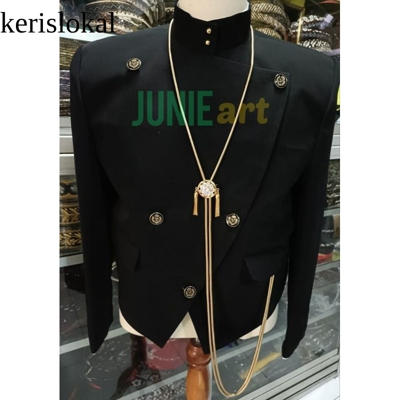 KALUNG ULUR + BROS PENGANTIN PRIA PREMIUM / KALUNG KARSET / KALUNG ULUR BUSANA ADAT JAWA KL17