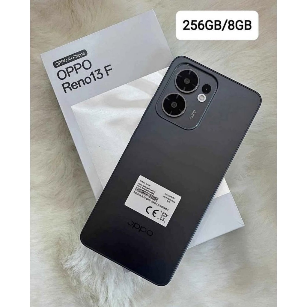 hp second oppo reno 13 f lengkap siap pakai ya ready