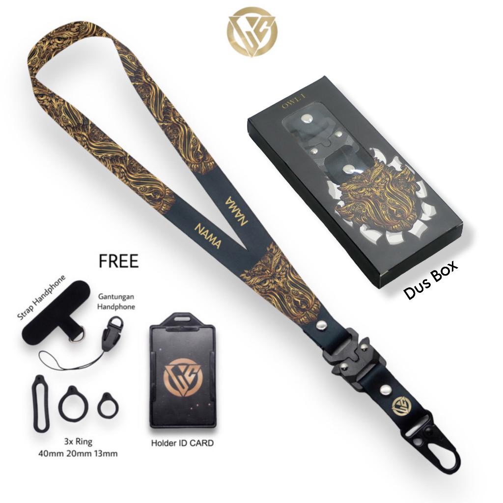 

Lanyard Craft Custom Nama Special Edition Owl Series V1