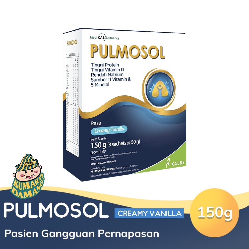 

Pulmosol Creamy Vanila 150 gram