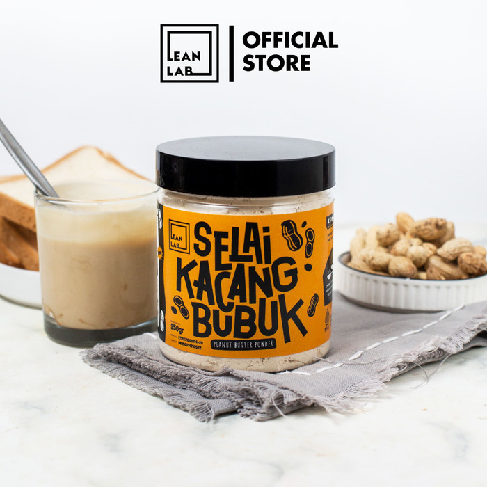 

[New] Lean Lab Selai Kacang Bubuk 250gr / Peanut Butter Powder