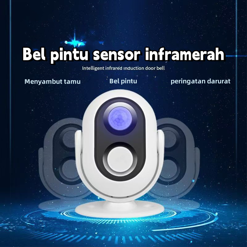 Bel Alarm Bel Pintu Otomatis Sensor Sensor Gerak Inframerah Rumah Alarm Sensor Sensor Manusia
