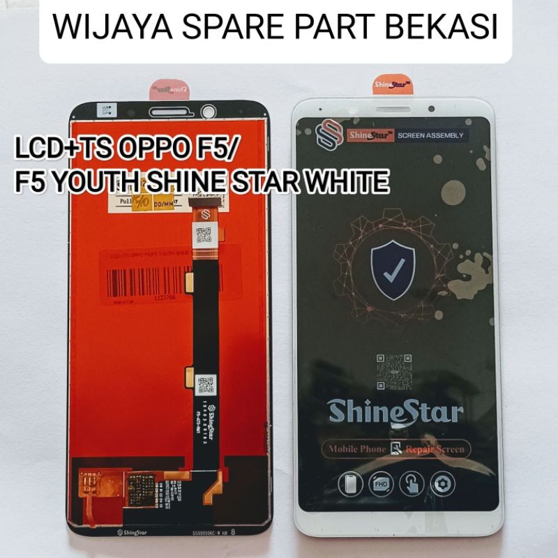 LCD+TS OPPO F5/F5 YOUTH SHINE STAR WHITE