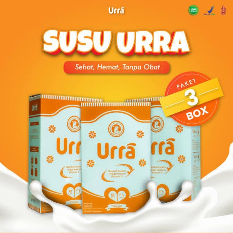 

3 Box Susu kambing Saneen URRA -200 GRAM ( Susu Penambah Berat Badan & tinggi Badan dll )