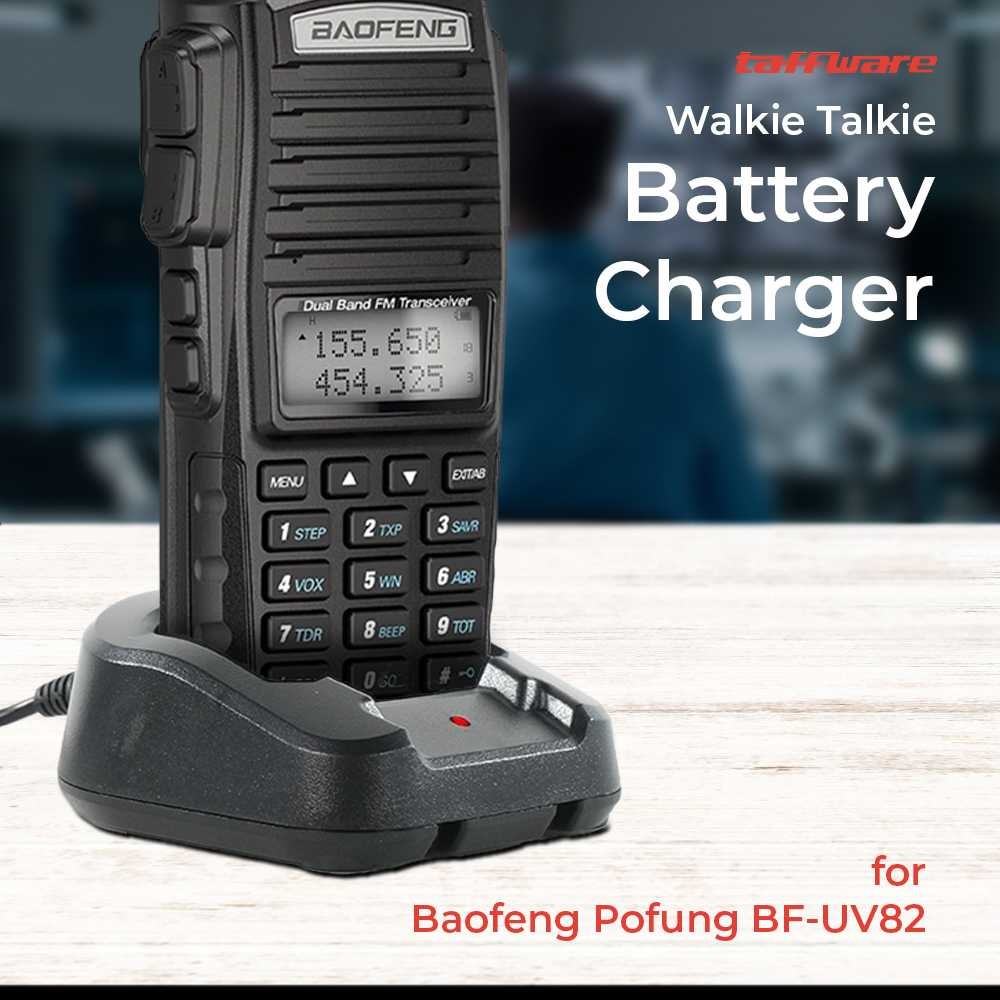 Taffware Walkie Talkie Battery Charger for Baofeng Pofung BF-UV82 - CH-8/Charger baterai walkie talk