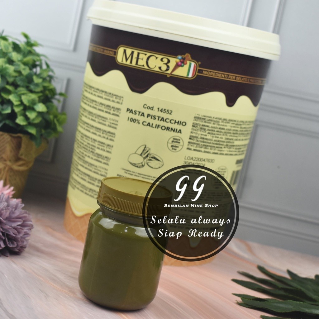 

MEC3 200 Gram Pasta Pistacchio 100% Pure Pistachio Paste pistasio Murni
