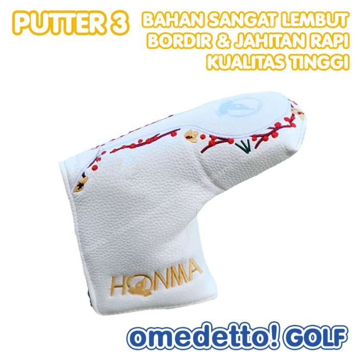 [New Collection] GOLF DRIVER WOOD HYBRID IRON COVER HONMA HIGH QUALITY - PUTTER 3