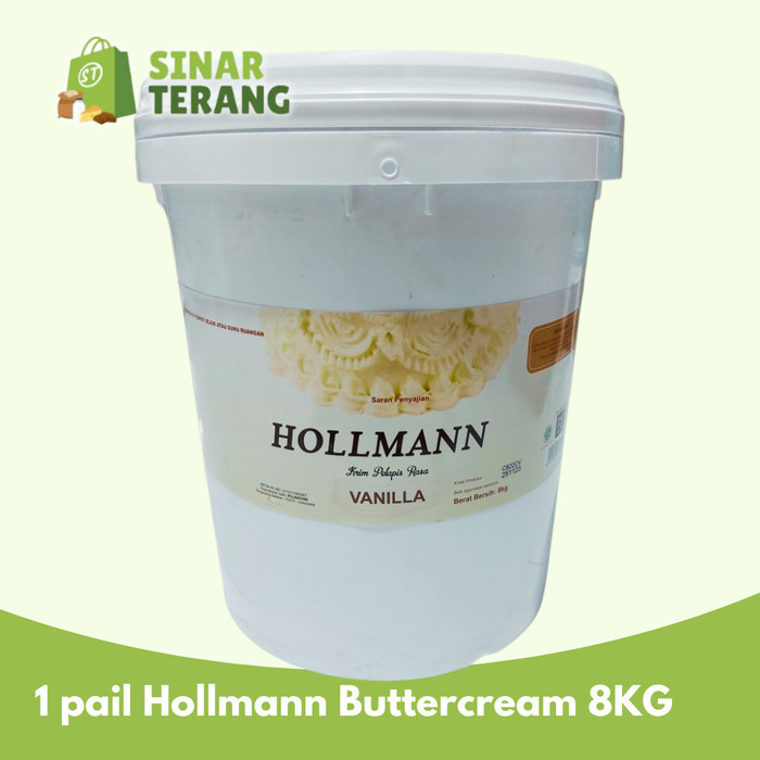 

✨TERLARIS -1 EMBER Hollmann Buttercream 8kg pail / hollman vanilla