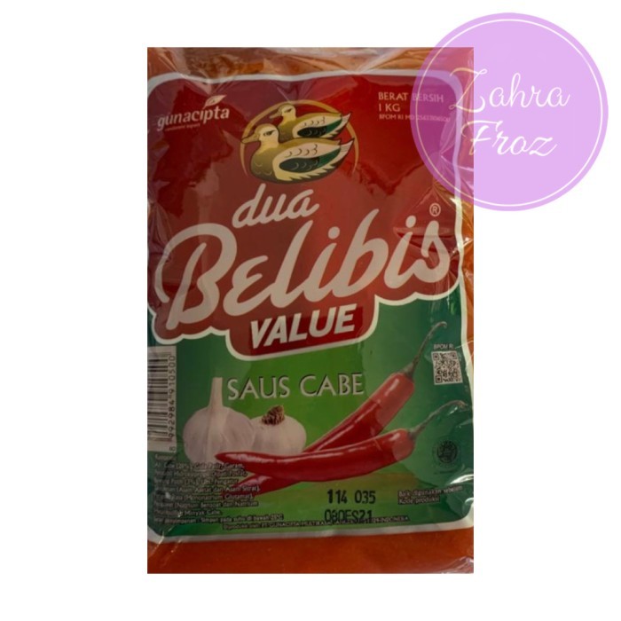 

✨TERLARIS -DUA BELIBIS VALUE SAUS CABE 1 KG
