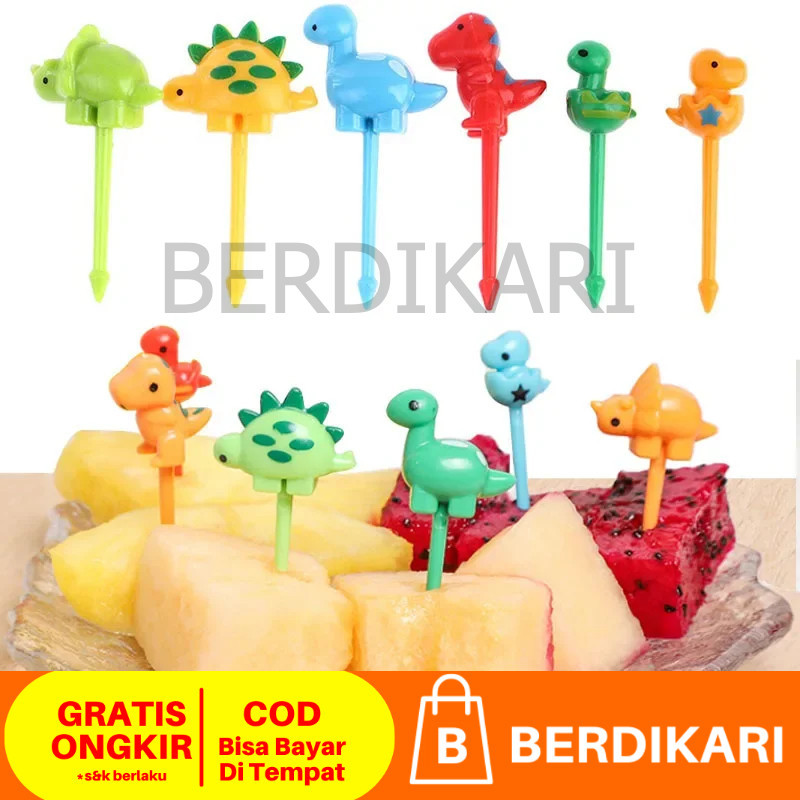 Tusukan Bento Karakter Lucu Tusukan Gemoy Jerapah Gajah Mata Tusukan Gemoy Garpu Bento Buah Kue Dess