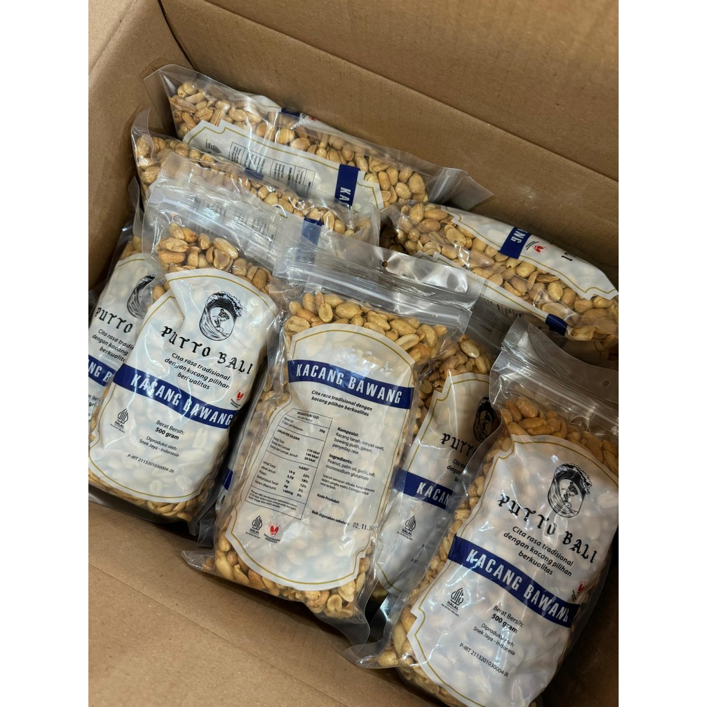 

500GR KACANG KAPRI BAWANG PUTTO BALI / KACANG BAWANG BALI ASIN GURIH