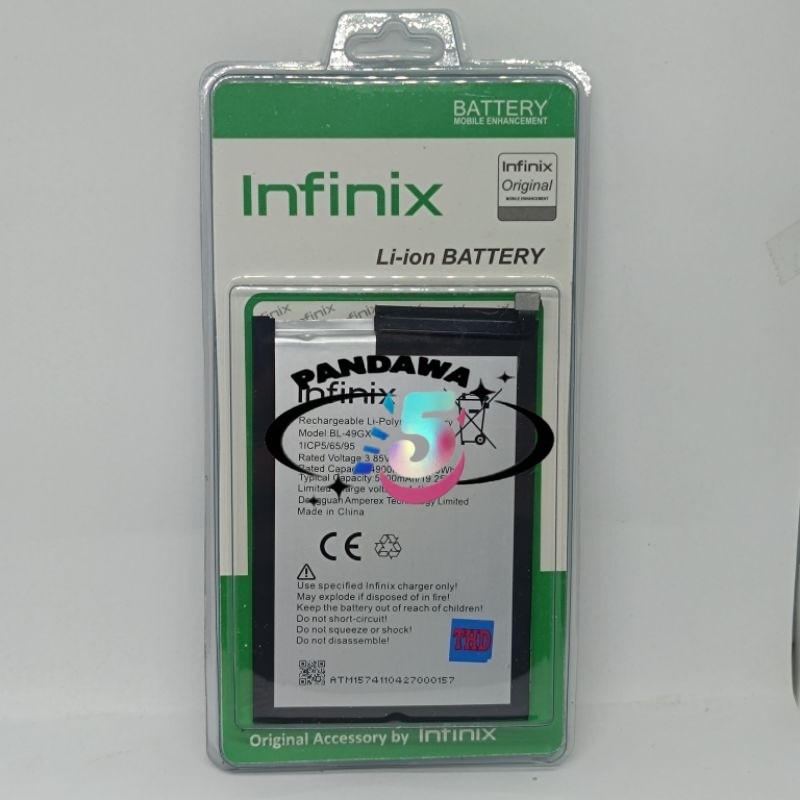BATERAI BATRE INFINIX HOT 11S / HOT 11S NFC BL49GX 5000MAH ORIGINAL