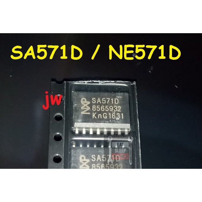 SA571 SA571D NE571 NE 571 SA 571 SOP16 SMD aneka IC transistor dan Sparepart elektronika