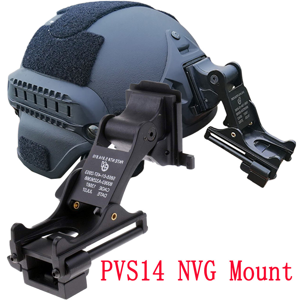 Tactical Metal Night Vision Goggle NVG Mount Bracket Adapter for Hunting Airsoft PVS-14 PVS-7 Scope 