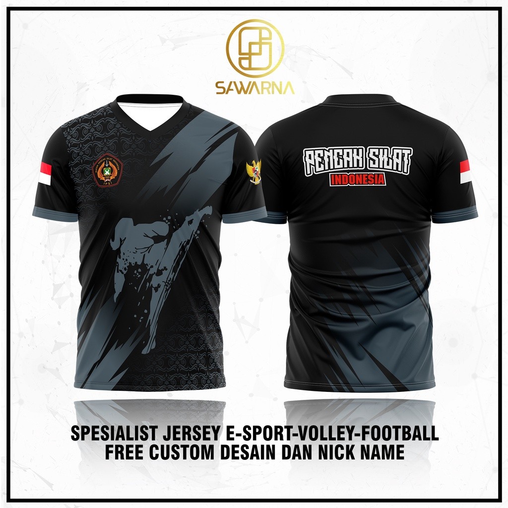 Jersey silat kaos silat kaos persinas asad baju ipsi jersey pencak silat kaos pencak silat persinas 