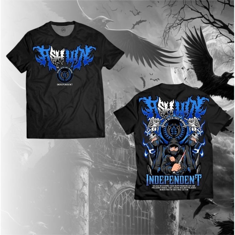 Kaos Distro PSHW Ashwin Independent Desain Terbaru By FOXCLOTH