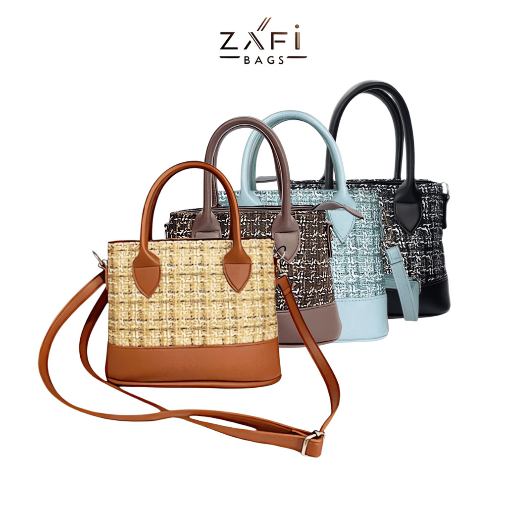 Tas Selempang & Bahu Wanita Lidiya Bag Bahan Kombinasi Masuk Hp Model Terbaru Tas Modelis Skena Cewe