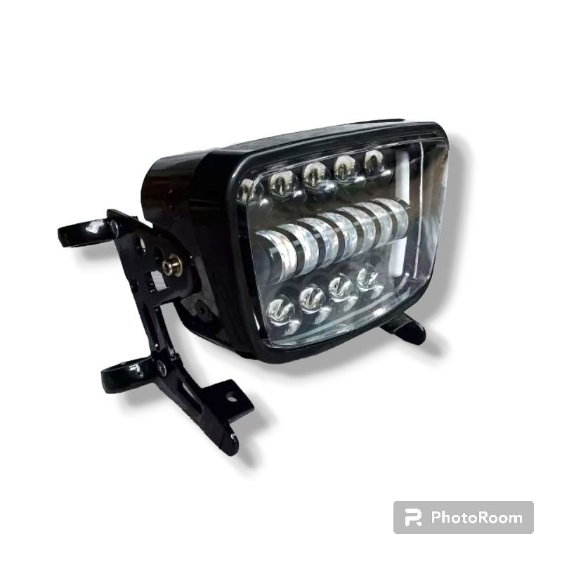 COD BISA Lampu LED RX King-Lampu Oval Kotak Set batok komplit-lampu FULL LED 16 mata rx king oval