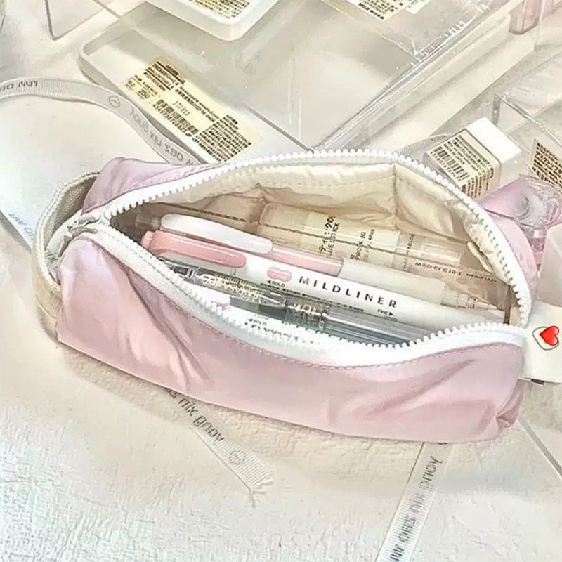 

Large Capacity Pencil Pouch Durable Pencil Box Desktop Storage Bags Multi-function Portable Pencil Case Cute Stationery Bag
