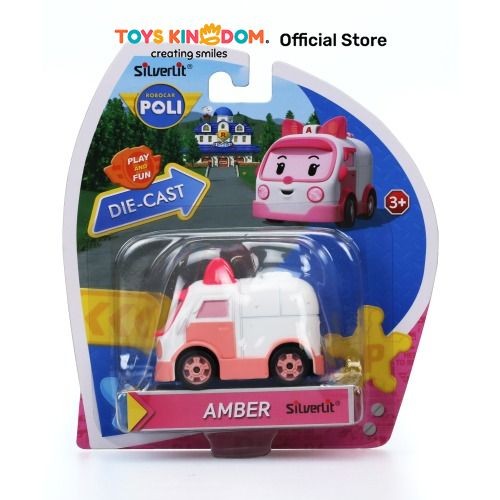 Toys Kingdom Robocar Poli Diecast Mobil Amber 83163 Toys Kids Toy Mobil Mainan Miniatur Mobil Mobil-