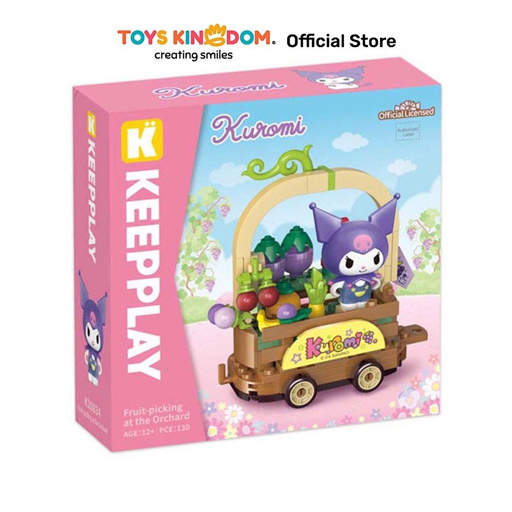 Toys Kingdom Keepplay Sanrio Kuromi Fruit Picking At The Orchard Kids Toy Toys Block Bricks Set Main