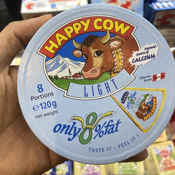 

Happy Cow Cheese Light Portions Austria / Keju Happy Cow Light 8 Portions / 120 grm