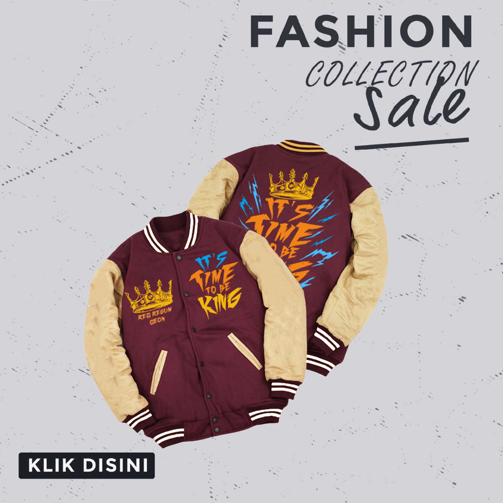 Jaket Varsity 3Second x RRQ Esport Its Time To Be A King C031023 Alterego Onic Evos Echo Btr Big Siz