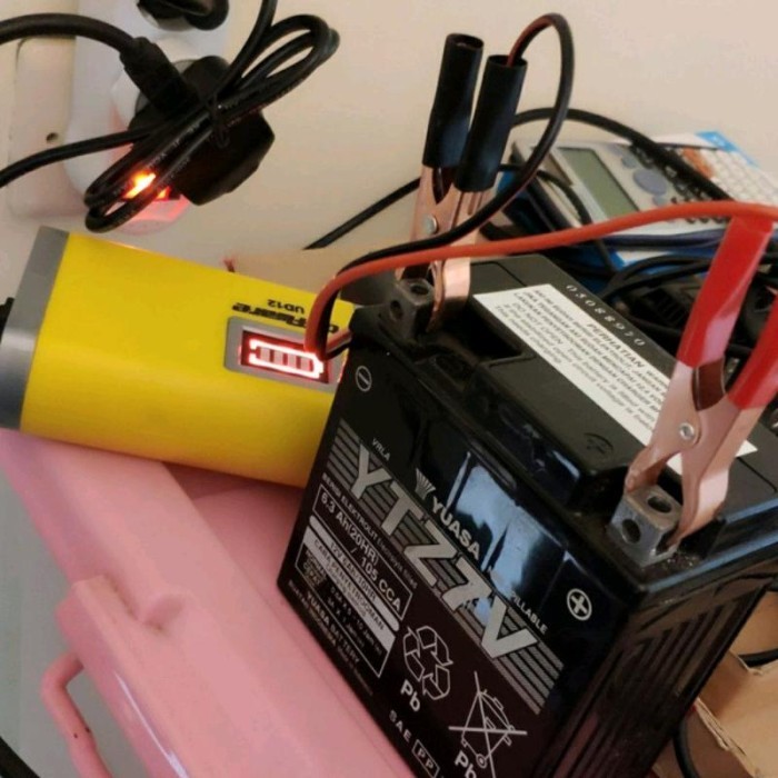 cas aki motor dan mobil portable otomatis auto on basah kering