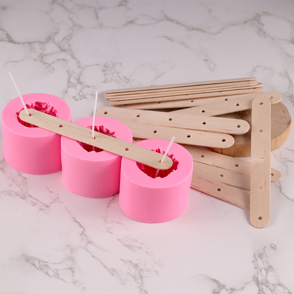 

5-30pcs Wooden Wax Core Holder DIY Candle Supplies Candles Making Tool Handwork Wood Sticks Wick Centering Device Art Crafts