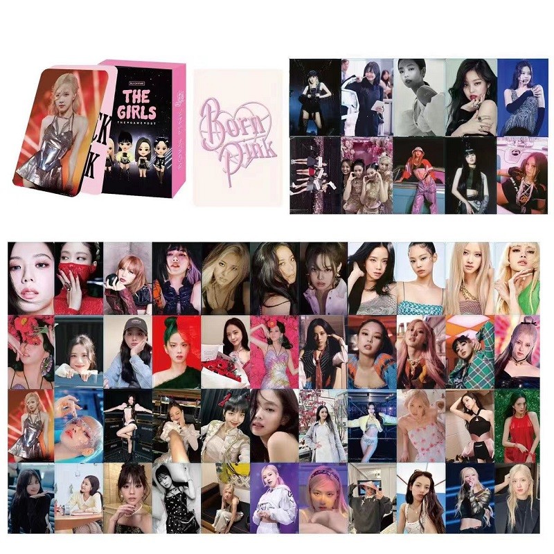 

55PCS/Set Kpop Girl Group Lomo Cards New Photo Album Photocard Bookmarks K-pop Fans Gift