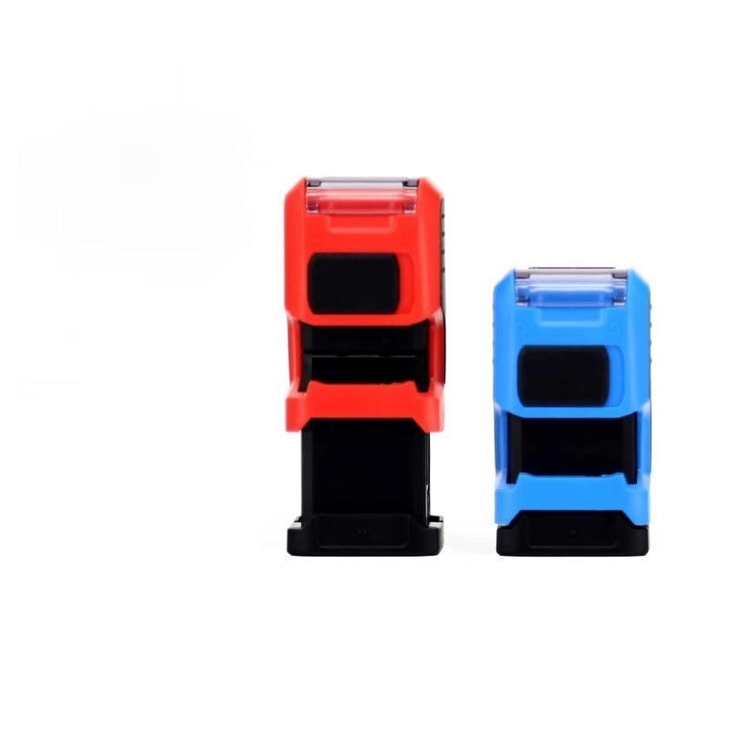 

Custom 1-2 Lines Rectangular 4907 Office Teacher Mini Self Inking Stamp Personalized Name Laser Engraved Rubber Stamp