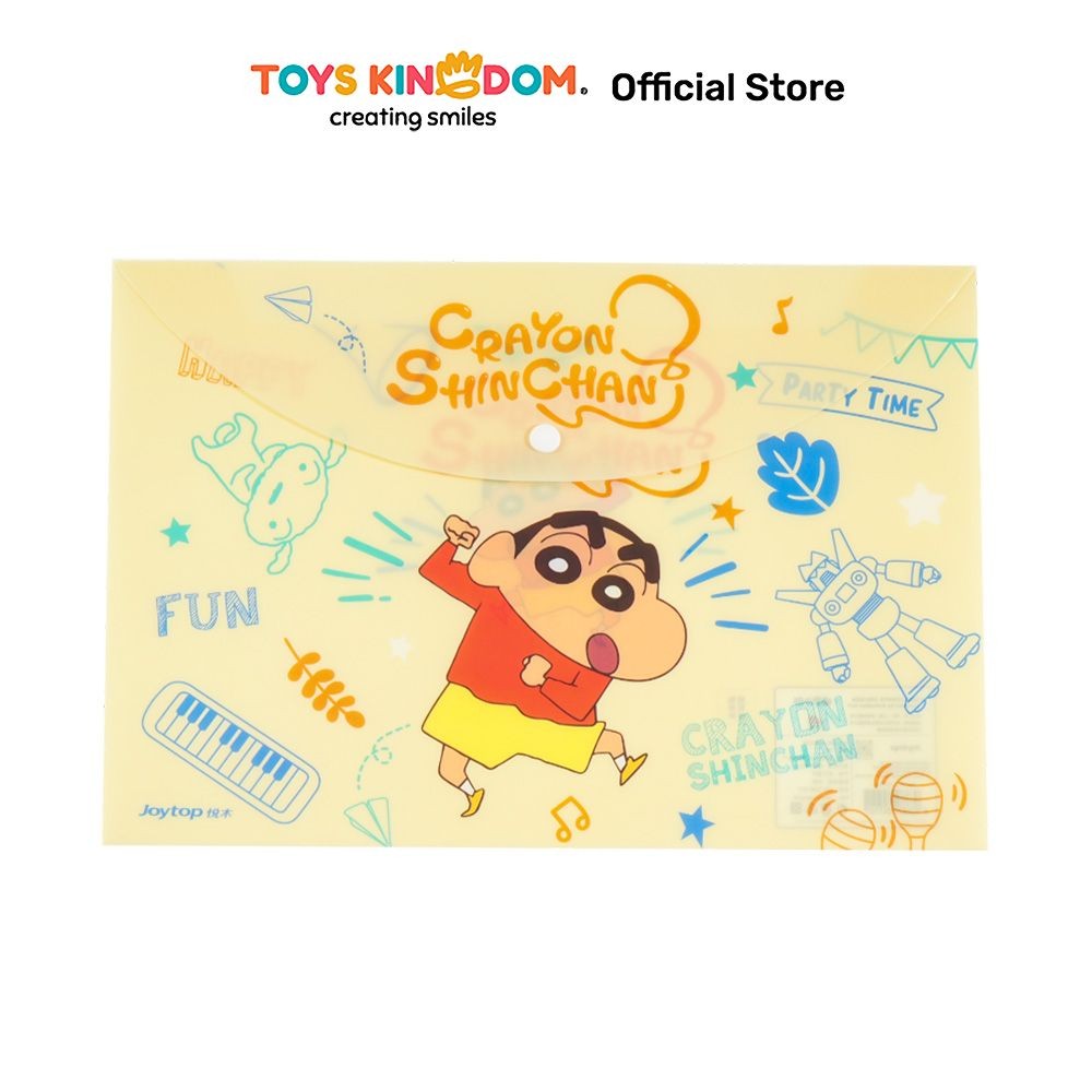 

Toys Kingdom Joytop File Holder A4 Shinchan Happy Day Random Map Dokumen Plastik Dengan Pengunci Penyimpanan Arsip Tempat Kertas Document Serbaguna